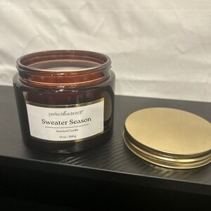 Perfect Harvest 13oz  3 Wick Sweater Weather Scented Candle